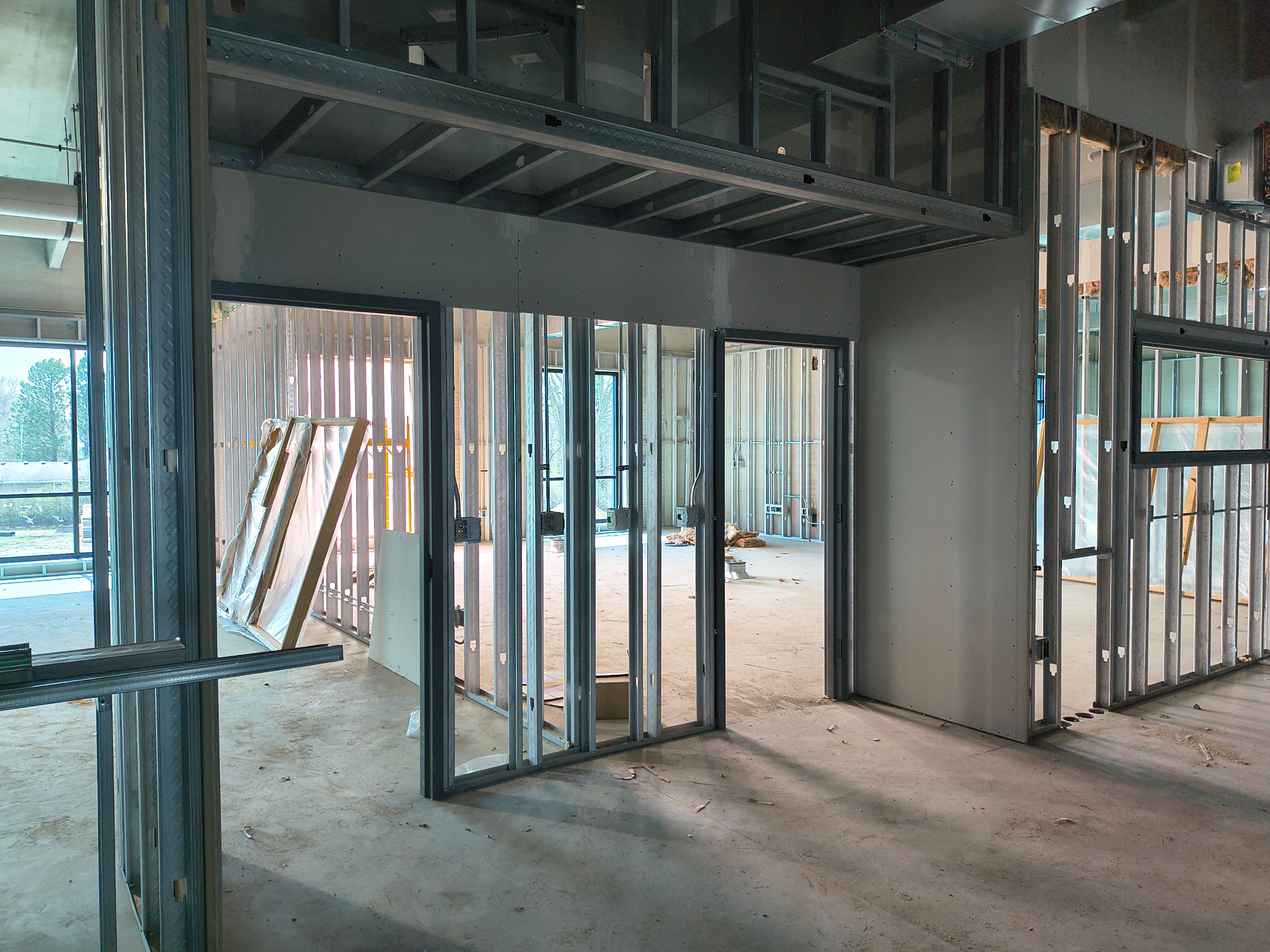 Classroom door frames
