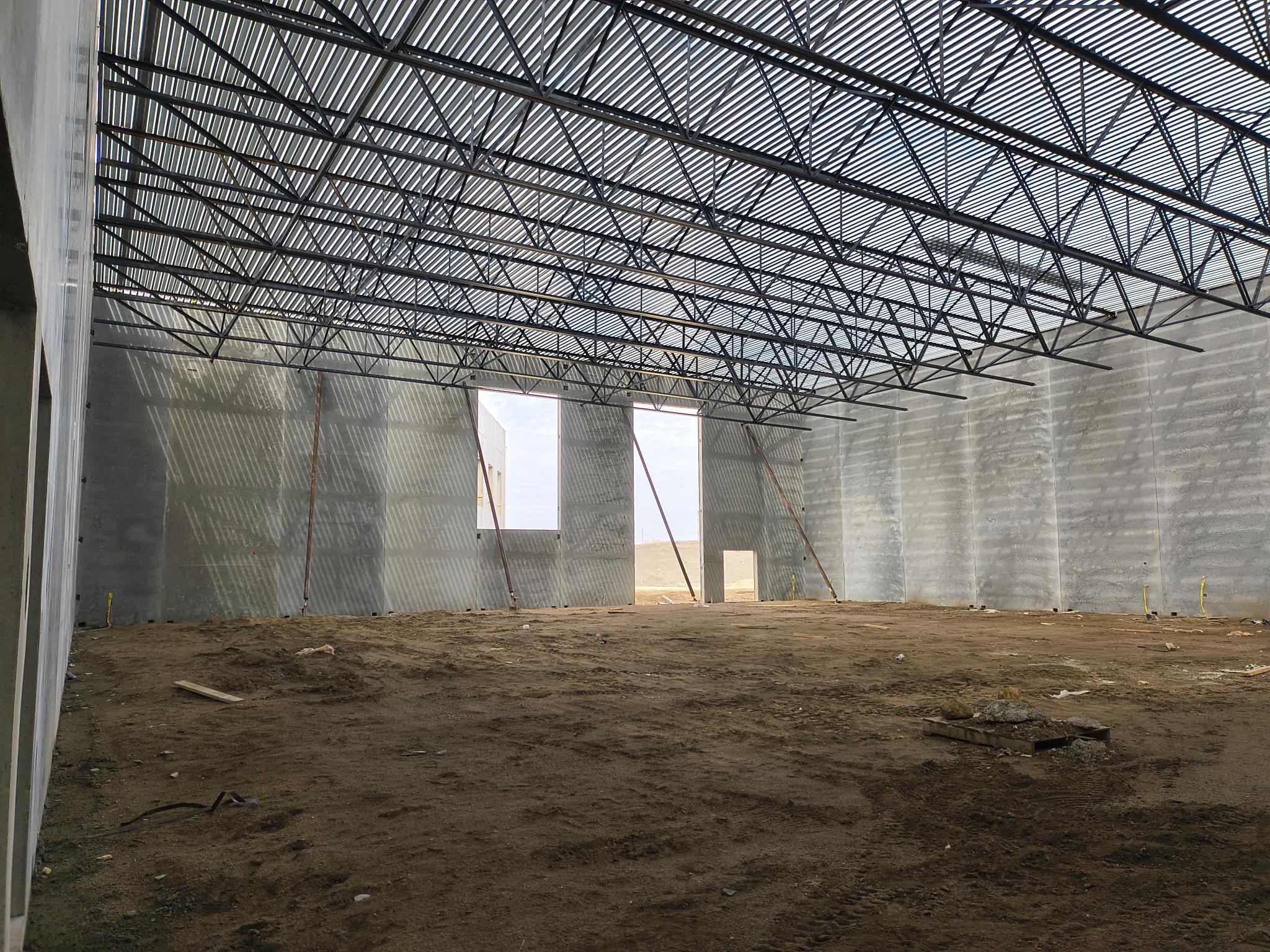 Junior high gym construction